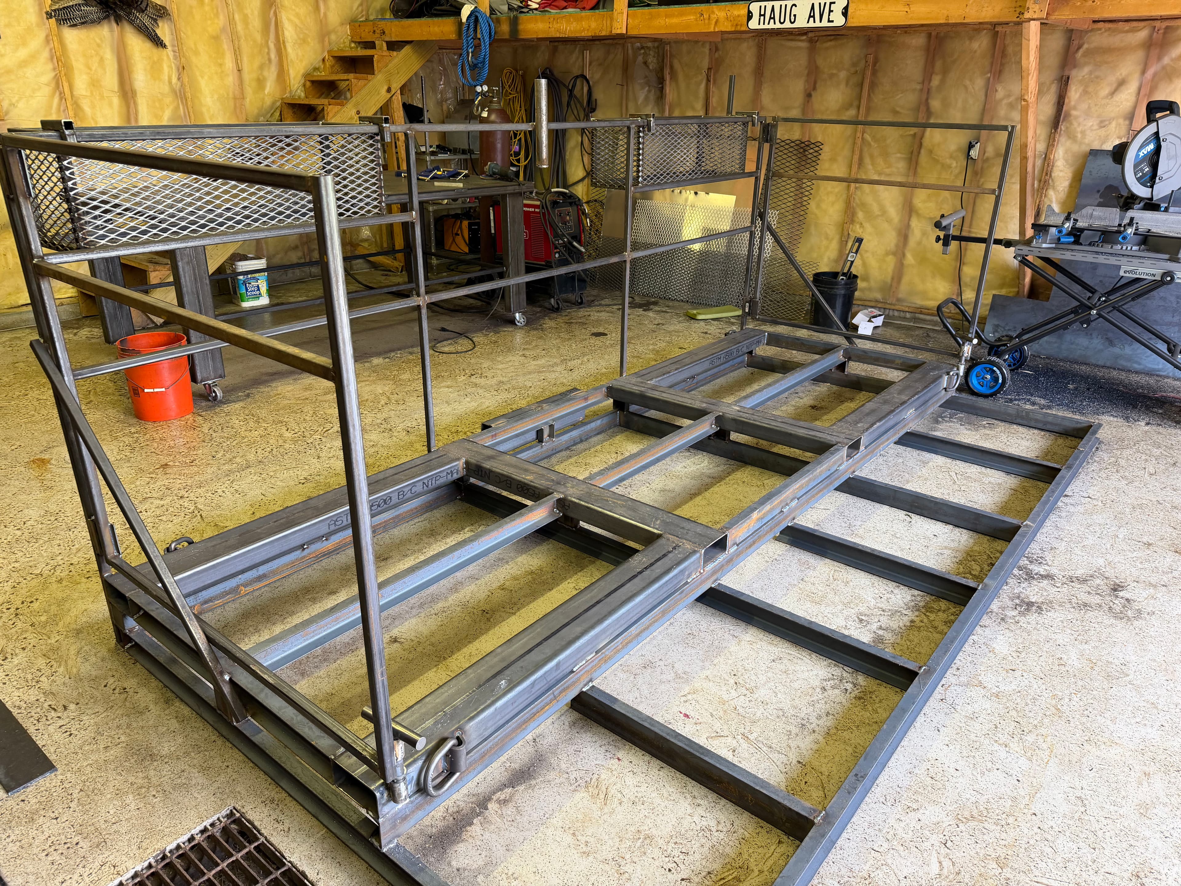 Project Custom 12x6 Telehandler Platform Attachment Built From Scratch image