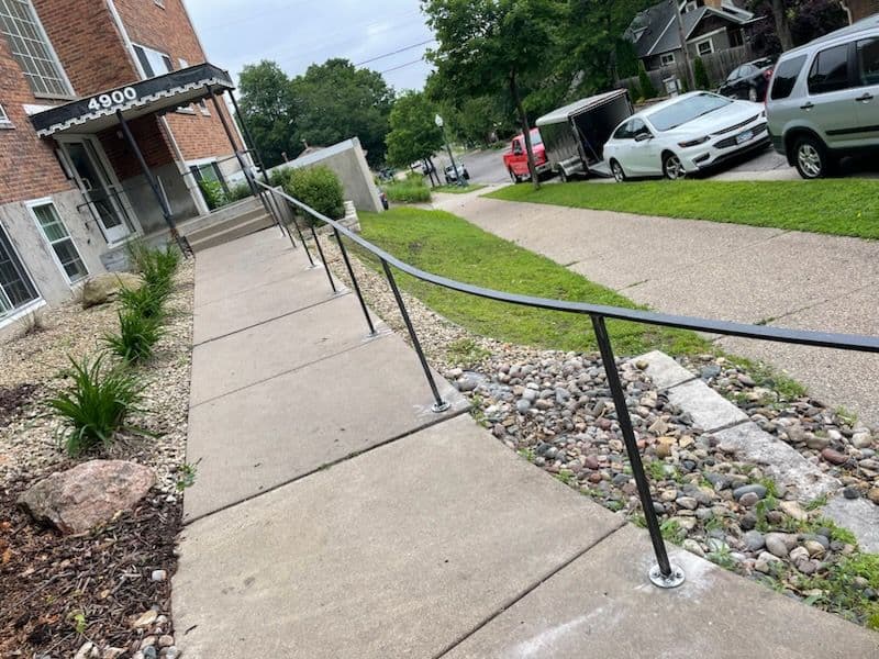 Sleek Handrail Installation Adds Safety and Style