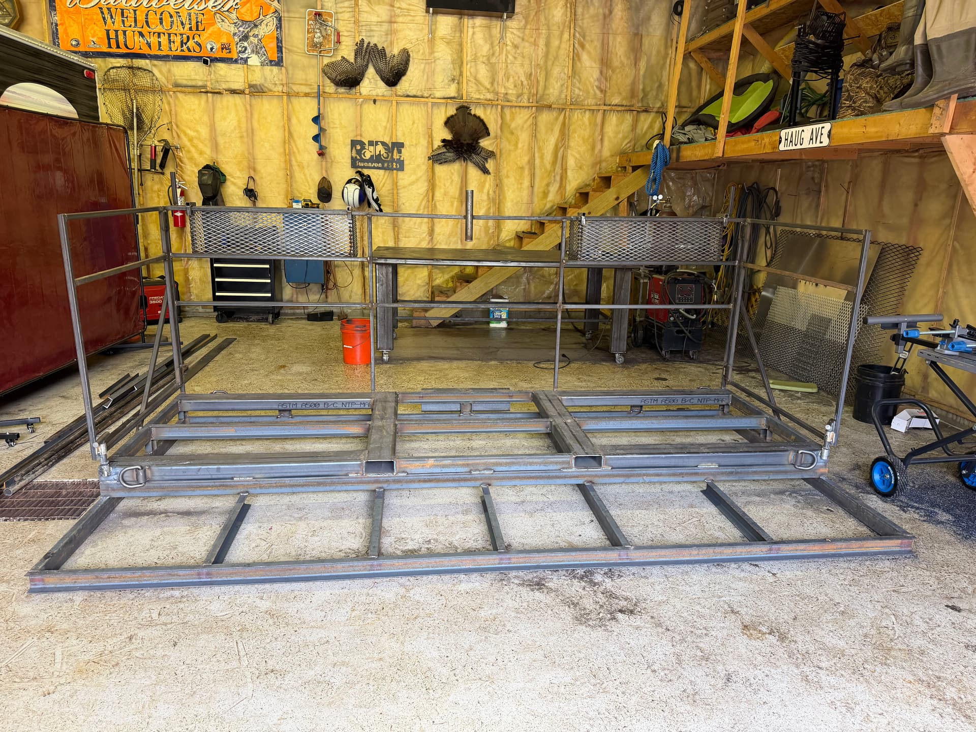 Gallery photos for Custom 12x6 Telehandler Platform Attachment Built From Scratch: Image #1